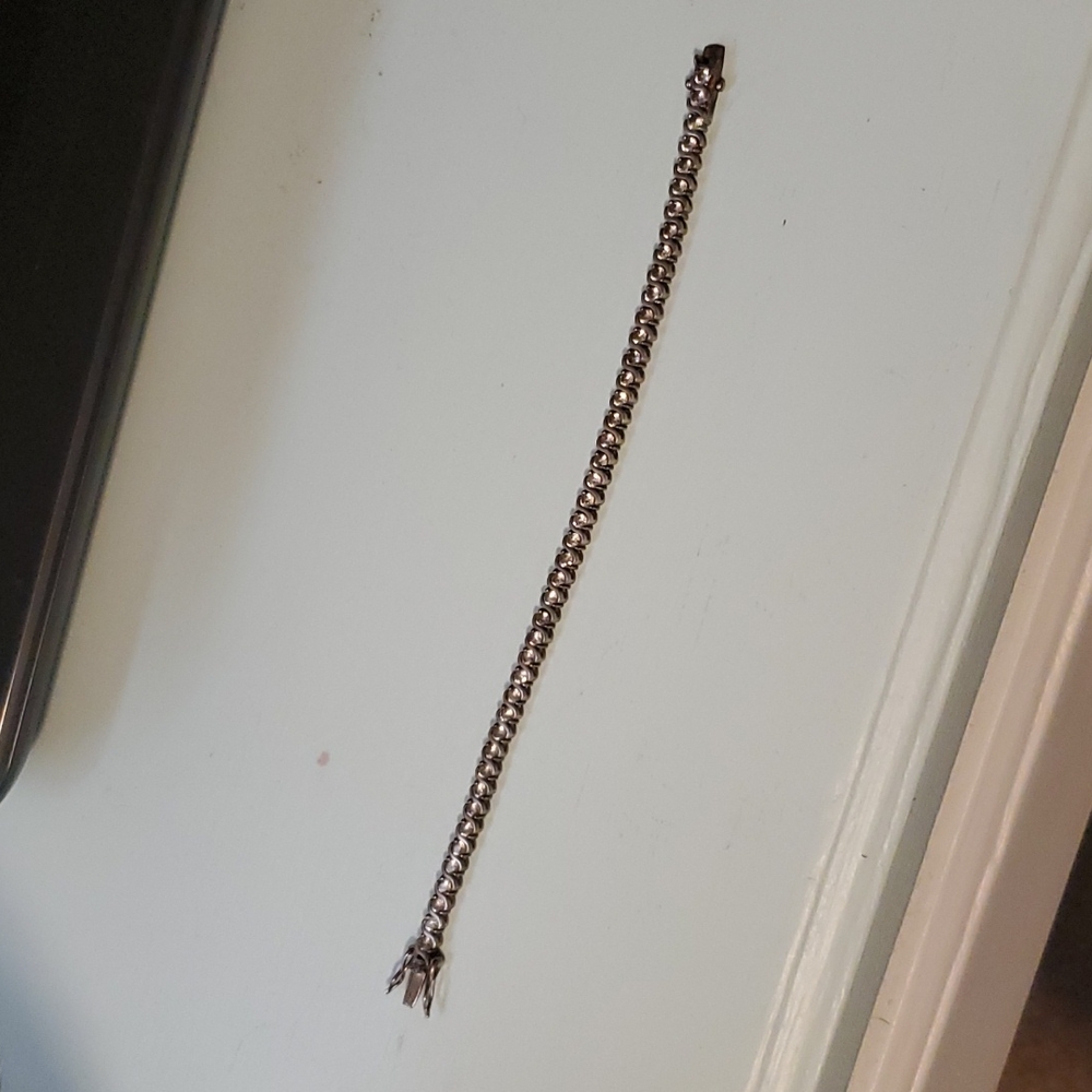 Sterling Silver Zirconia Tennis Bracelet
